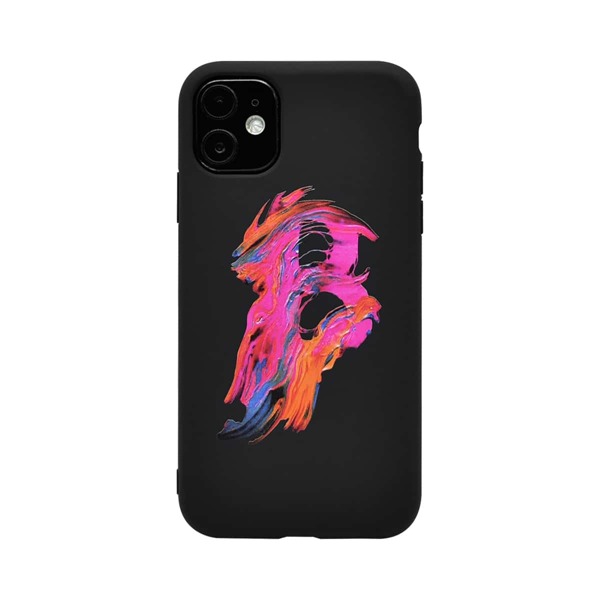 

Чехол для iPhone с текстовым принтом, Многоцветный