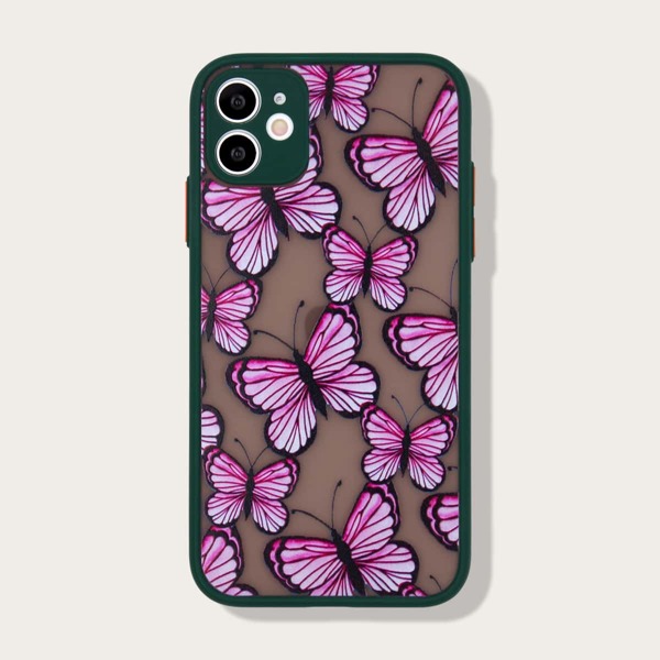 

Чехол для iPhone с принтом бабочки, Многоцветный