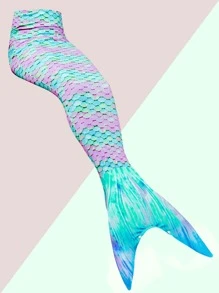 Girls Mermaid Tail Skirt - Multicolor - View 2