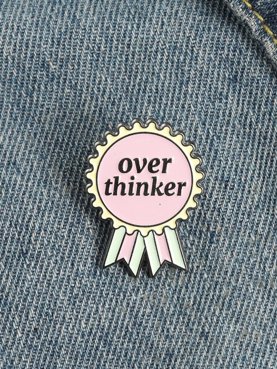 Cartoon Design Brooch - Multicolor - View 1