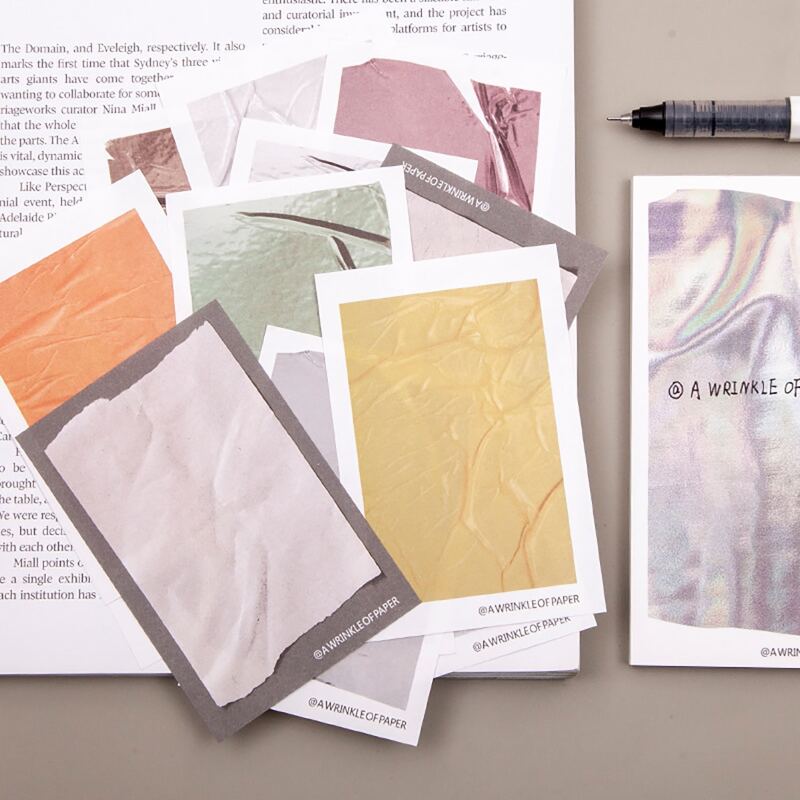 

60sheets Random Material Paper, Multicolor
