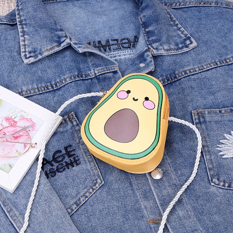 

Avocado Shaped Crossbody Bag, Yellow