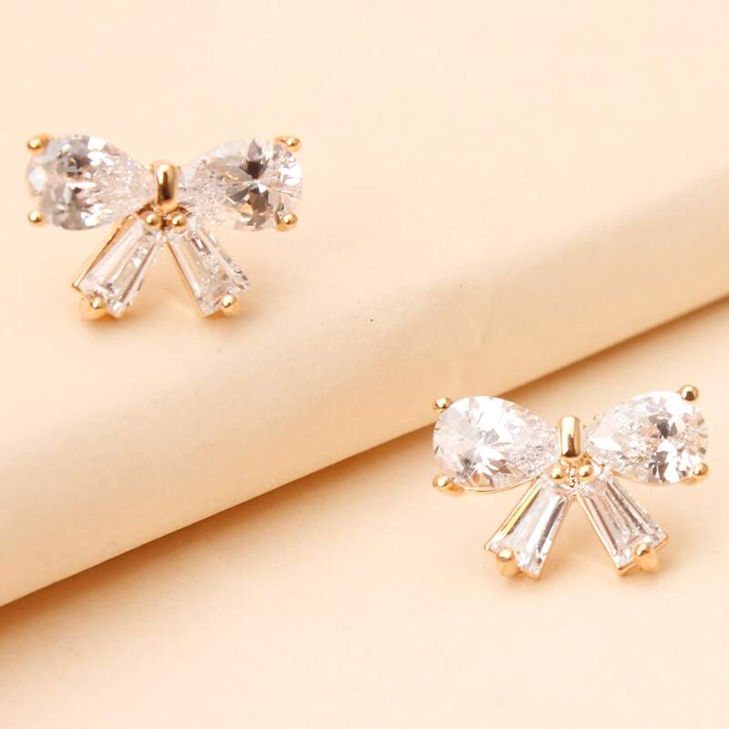 

Crystal Stud Earrings, Clear