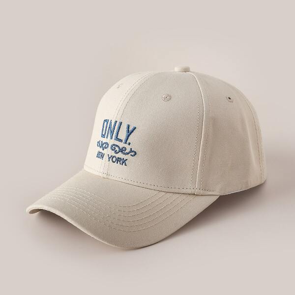 

Letter Embroidery Baseball Cap, Khaki