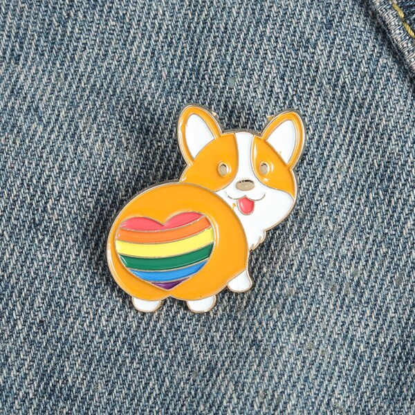 

Cartoon Design Brooch, Multicolor