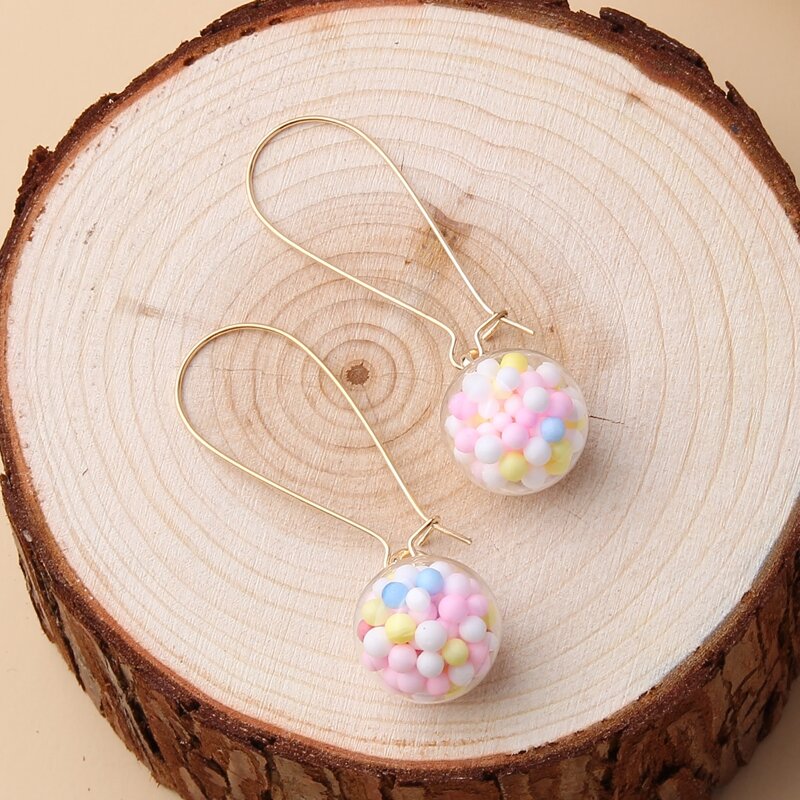 

Ball Drop Earrings, Multicolor
