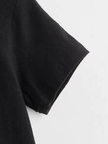 小女童卡通圖案百褶下擺洋裝