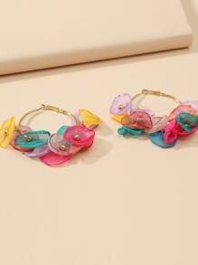 Hoa tai chi tiết hạt - Nhiều màu - Xem 3