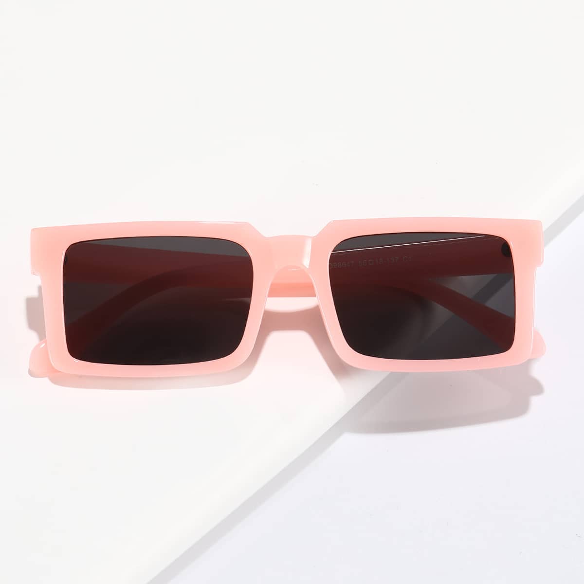 

Colorblock Rectangle Frame Sunglasses