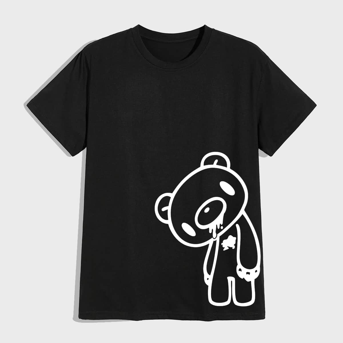 

Guys Bear Graphic Tee, Black