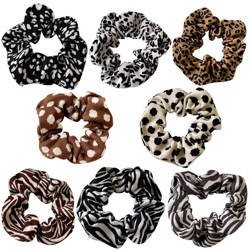 

2pcs Random Hair Scrunchie, Multicolor