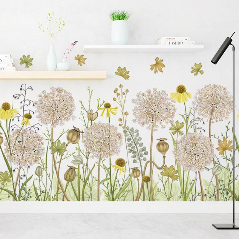 

Flower Print Wall Sticker, Multicolor