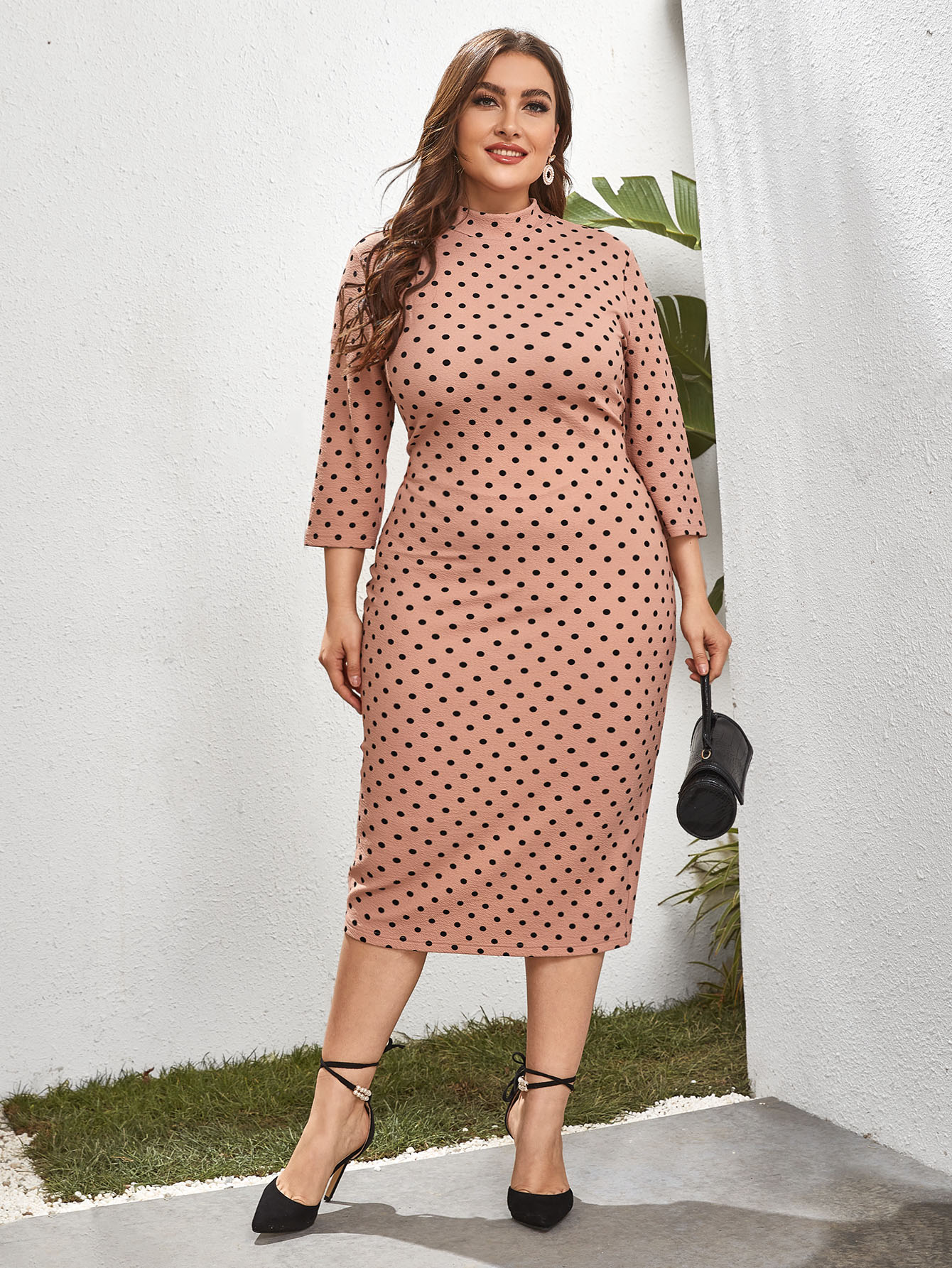 SHEIN Clasi Vestidos Tallas Grandes Lunares Elegante Moda de Mujer SHEIN México SHEIN Clasi Vestidos Tallas Grandes Lunares Elegante Moda de Mujer SHEIN México