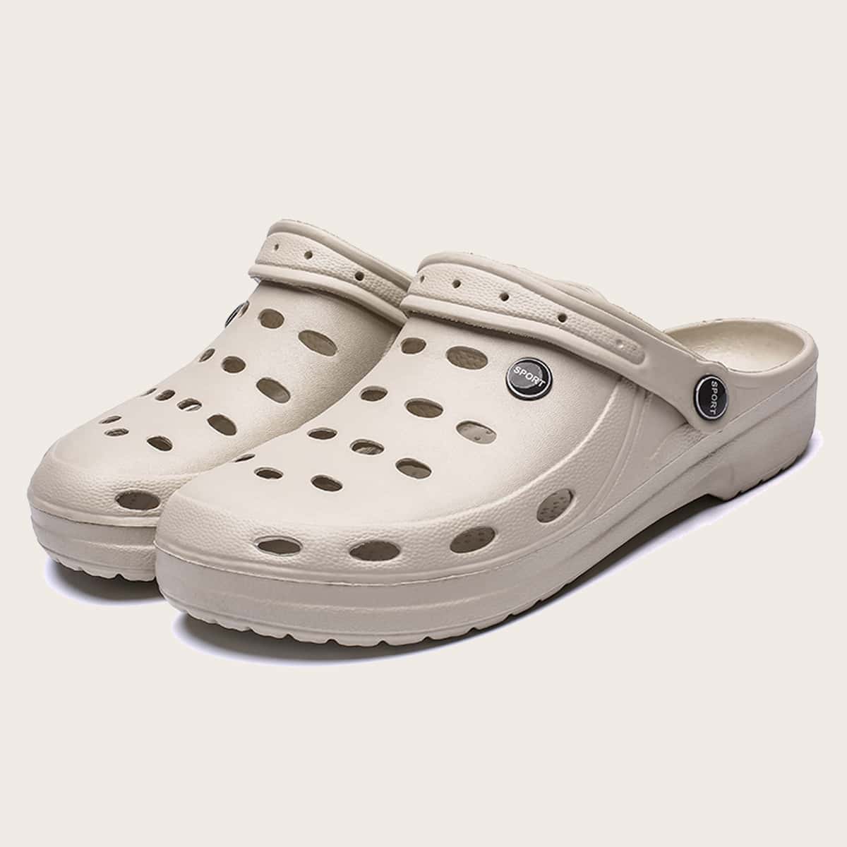 Ажурный буква Мужские Вьетнамки и тапочки