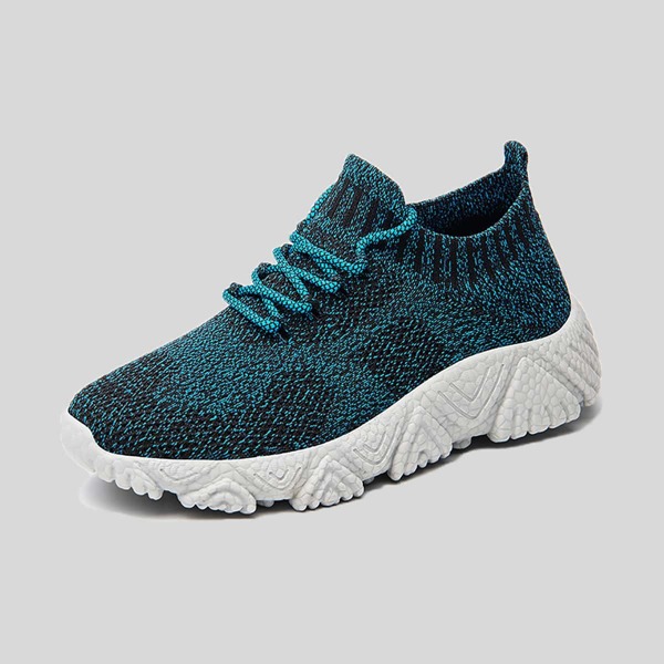 

Men Lace-up Decor Sneakers, Blue