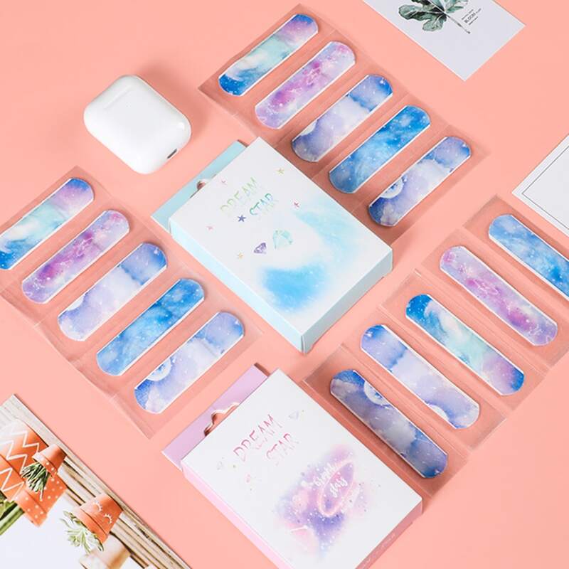 

20pcs Random Galaxy Pattern Bandage, Multicolor