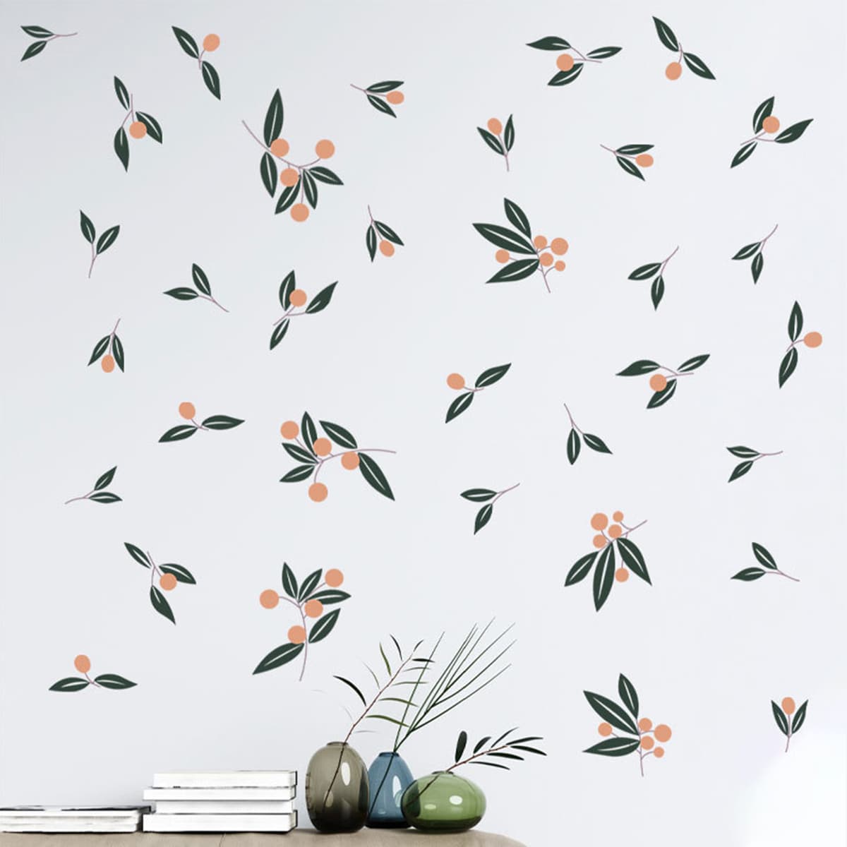

Berry Pattern Wall Sticker, Multicolor