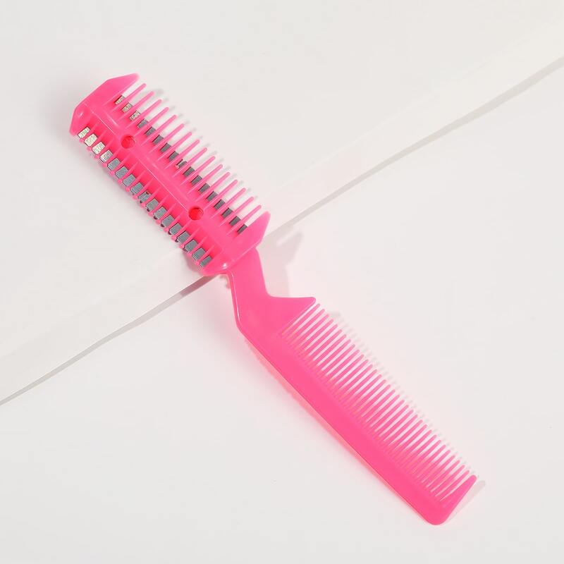 

1pc Razor Hair Comb, Pink