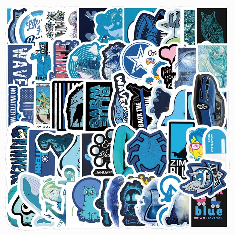 

61pcs Mixed Pattern Sticker, Multicolor