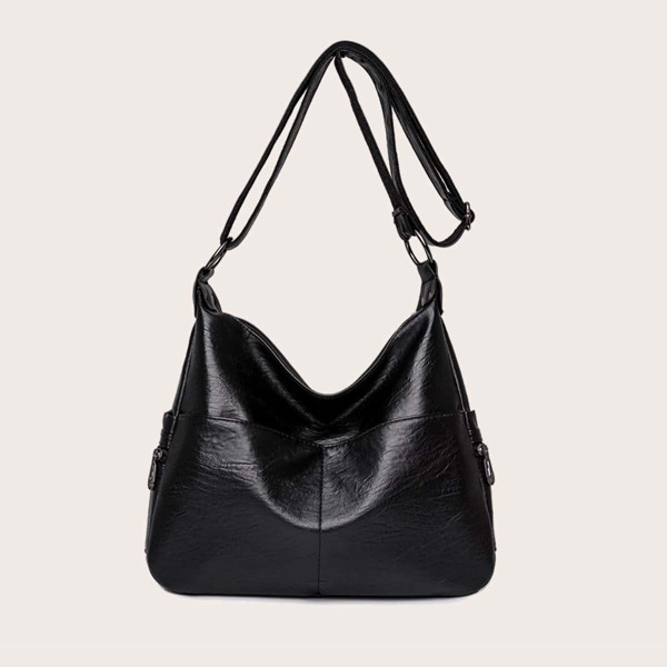 

Large Capacity Crossbody Bag, Black