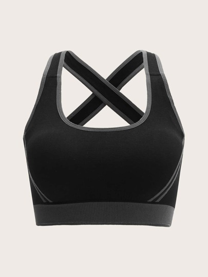 Medium Support  Criss Cross Sports Bra