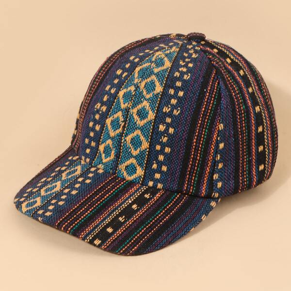 

Vintage Embroidery Baseball Cap, Multicolor