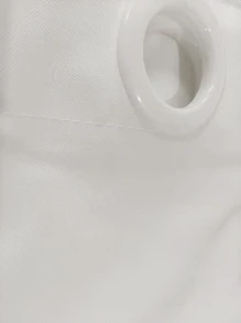 素色單面遮光窗簾 - 白色 - 查看 5