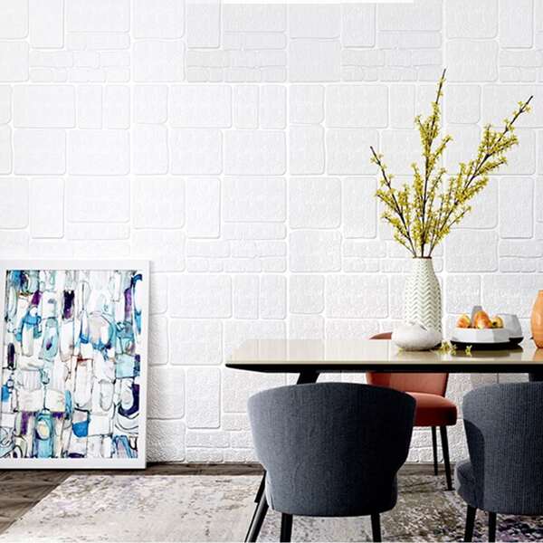 

1sheet 3D Polyfoam Wallpaper Sticker, White