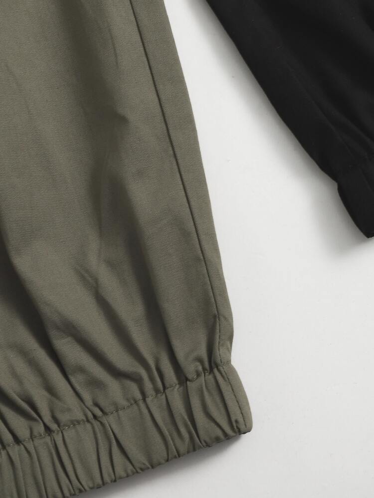 SHEIN Tween Boys 2 Packs Letter Patched Pants - Multicolor - View 3