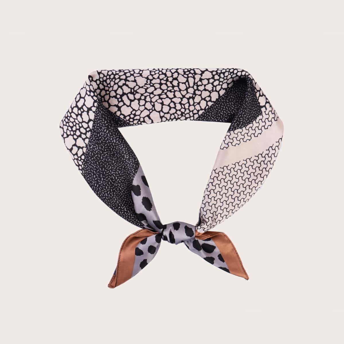 

Mixed Pattern Bandana, Multicolor