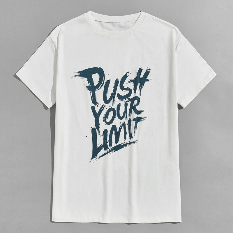 

Guys Letter Graphic Tee, White