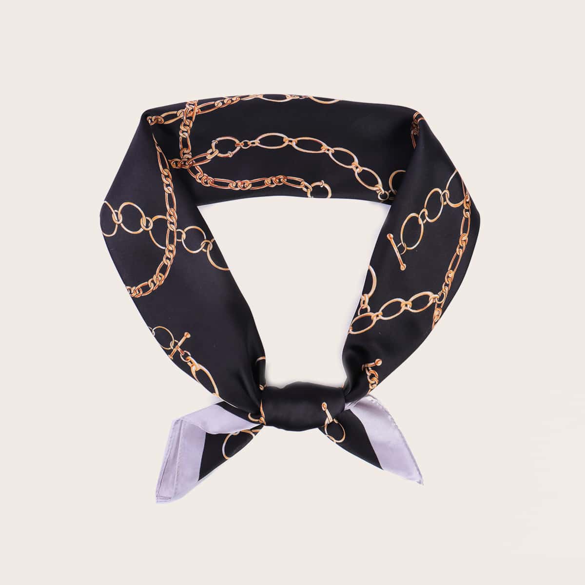

Chain Print Bandana, Black