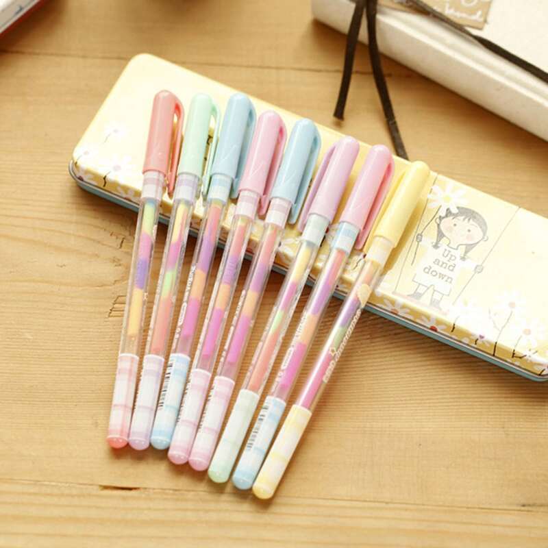 

5pcs Random Colorful Gel Pen, Multicolor