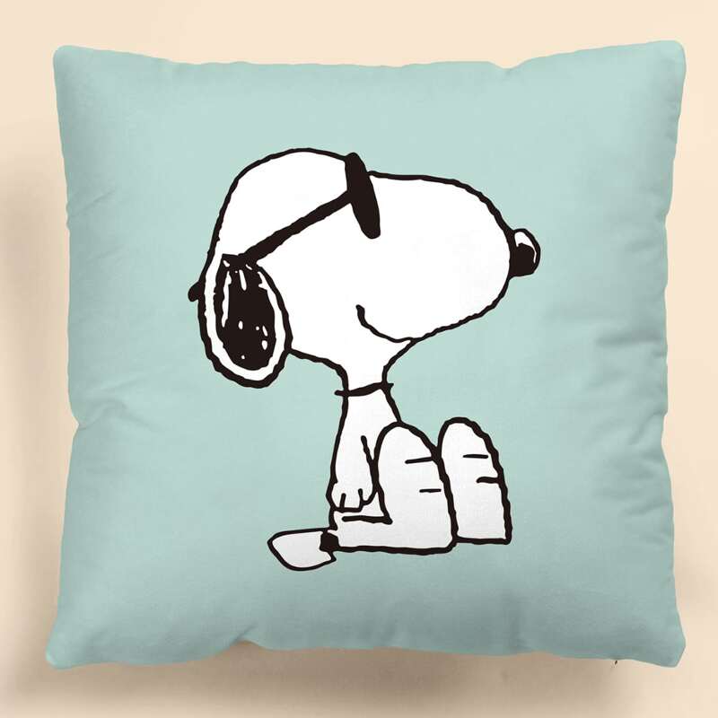 

Cartoon Cushion Cover Without Filler, Green