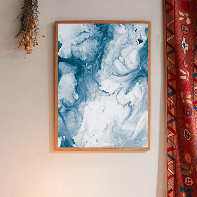 

Quicksand Pattern Wall Painting Without Frame, Multicolor