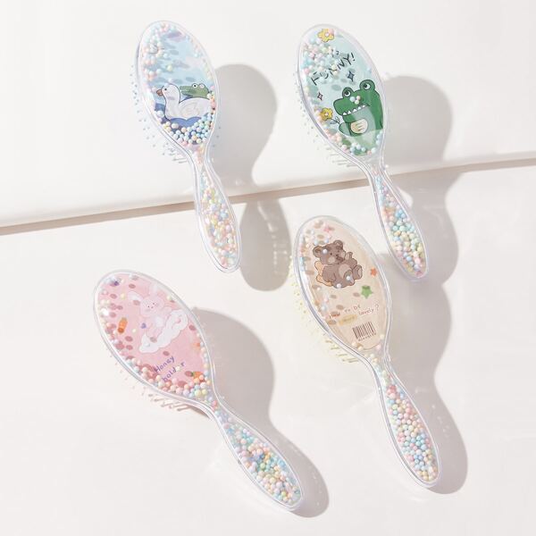 

1pc Random Color Cartoon Graphic Hair Brush, Multicolor