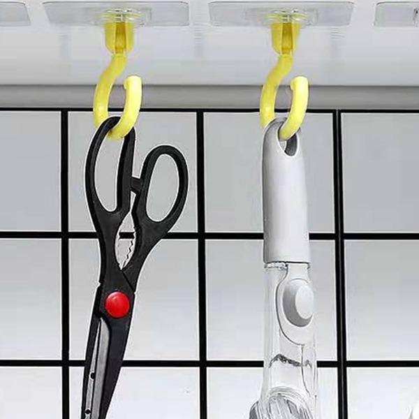 

1pc Door Hanging Hook, Yellow