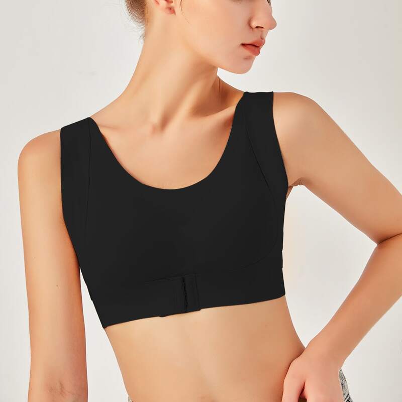 

2 Pack Solid Cut Out Bra, Multicolor