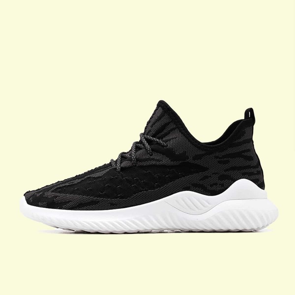 

Men Lace-up Decor Sneakers, Black