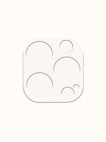 全覆蓋透明底片相機鏡頭和螢幕保護貼，相容於 Iphone 15 Pro Max、三星、小米等。 - 無色 - 查看 4