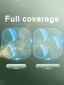 全覆蓋透明底片相機鏡頭和螢幕保護貼，相容於 Iphone 15 Pro Max、三星、小米等。 - 無色 - 查看 8