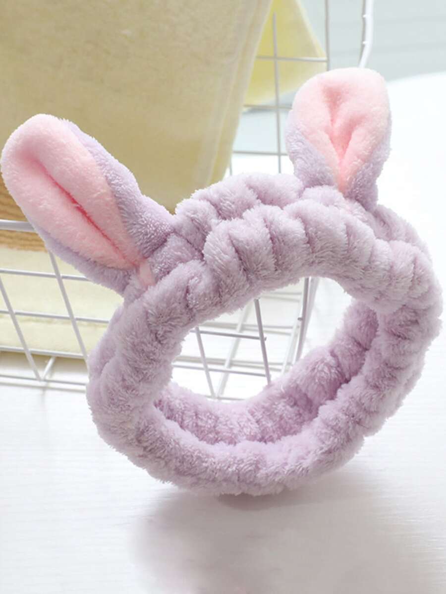 Diadema de baño con diseño de oreja - Morado - Ver 1