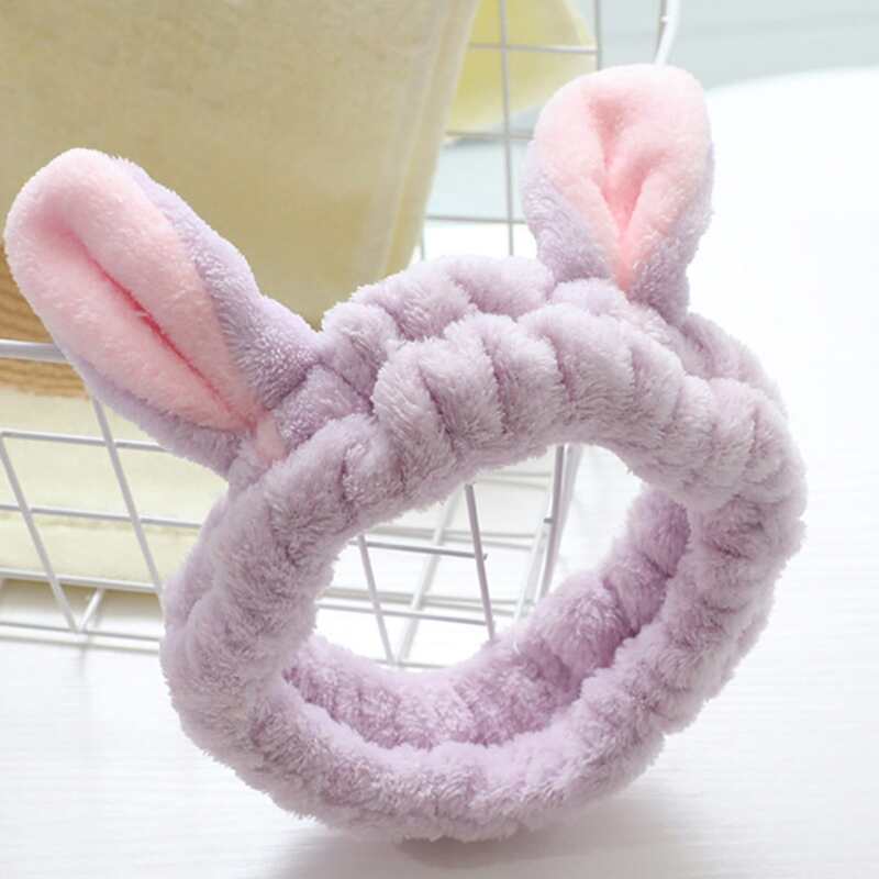 

Ear Decor Bath Headband, Purple