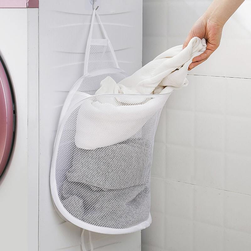 

1pc Hanging Laundry Basket, White