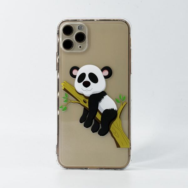 

Panda Pattern Clear iPhone Case