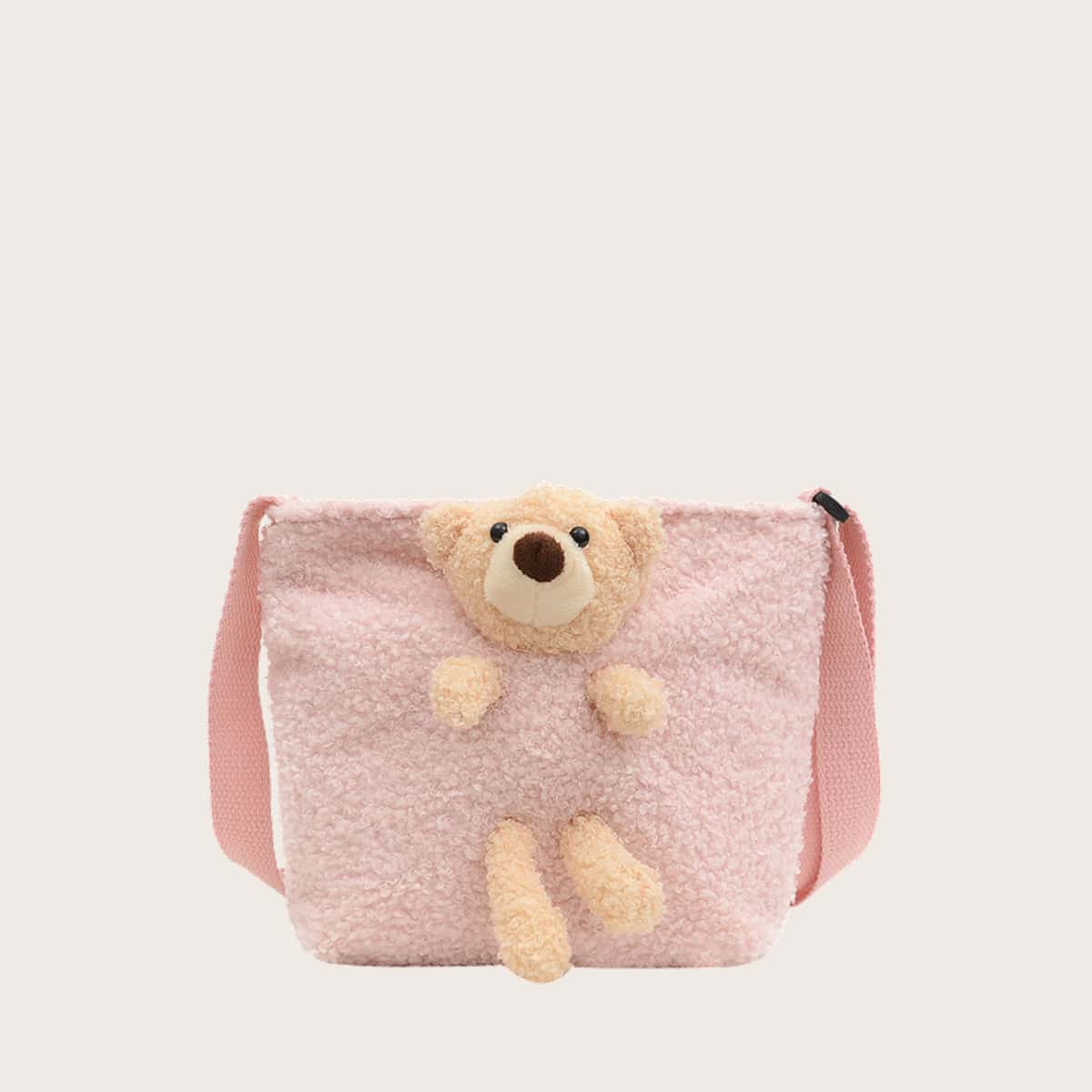 

Cartoon Bear Teddy Bag, Pink