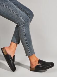 Minimalist Wide Fit Loafer Mules