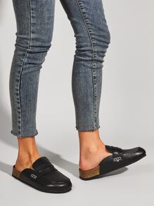 Minimalist Wide Fit Loafer Mules