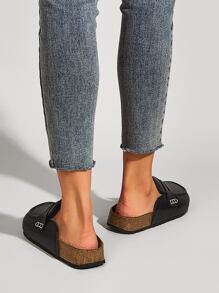 Minimalist Wide Fit Loafer Mules