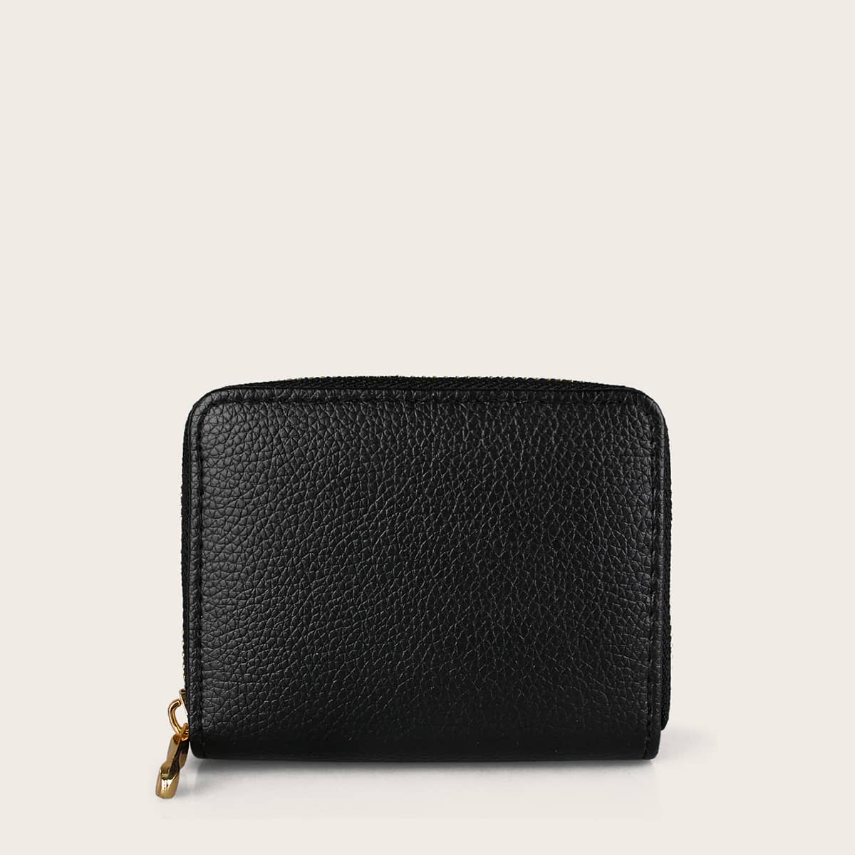 

Minimalist Zip Purse, Black